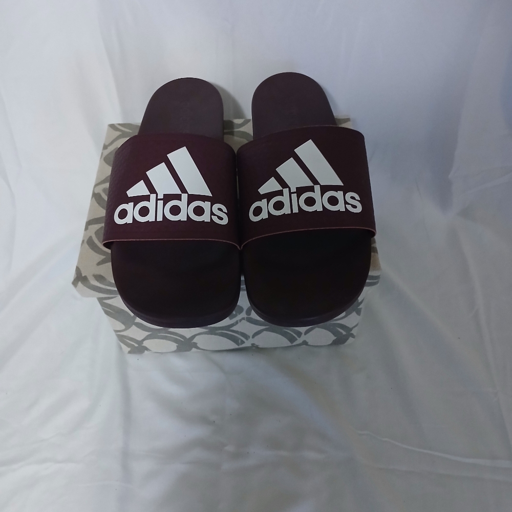 Addidas size 17 purple sandals